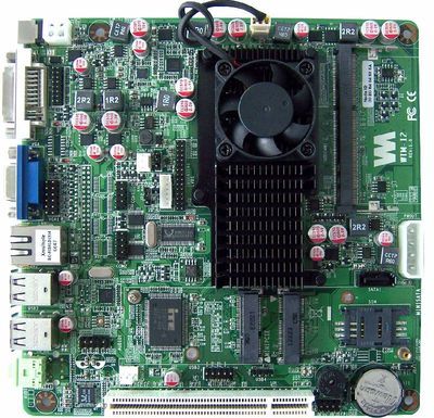 板载D2550主板 一款适用于嵌入式系统的超薄、高效能解决方案